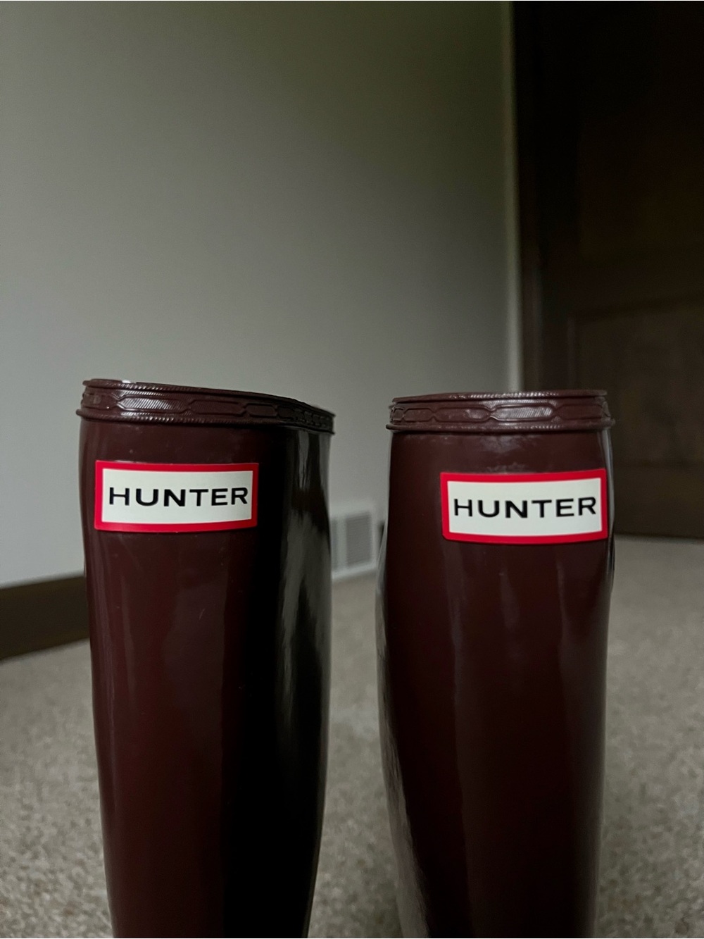 Hunter Tall Glossy Rain Boots - Picture 2 of 5